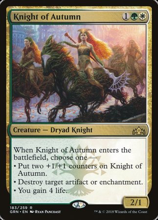 Knight of Autumn [Guilds of Ravnica] | Exor Games Bridgewater