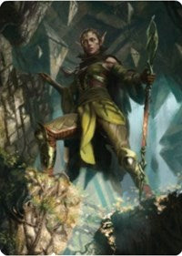 Nissa of Shadowed Boughs 1 Art Card [Zendikar Rising Art Series] | Exor Games Bridgewater