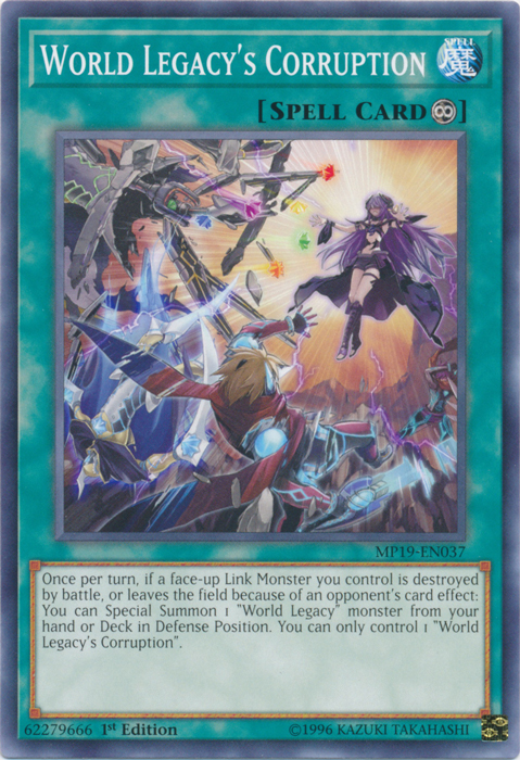 World Legacy's Corruption [MP19-EN037] Common | Exor Games Bridgewater