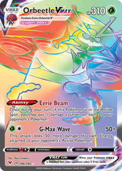 Orbeetle VMAX (186/185) [Sword & Shield: Vivid Voltage] | Exor Games Bridgewater