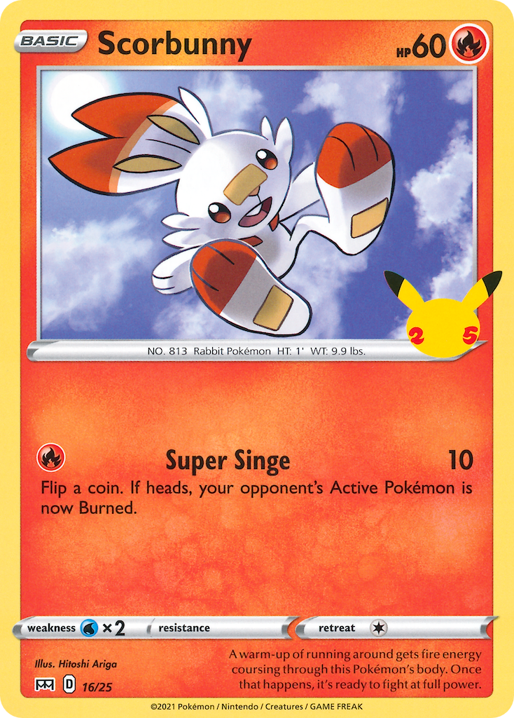 Scorbunny (16/25) [McDonald's 25th Anniversary] | Exor Games Bridgewater