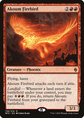 Akoum Firebird [Battle for Zendikar] | Exor Games Bridgewater