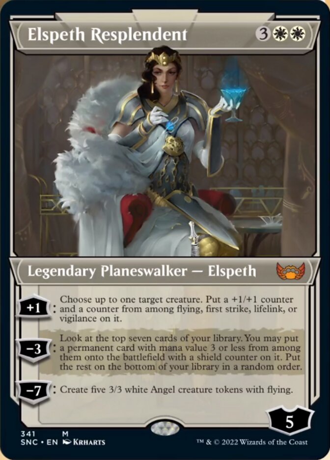 Elspeth Resplendent (Showcase Art Deco) [Streets of New Capenna] | Exor Games Bridgewater