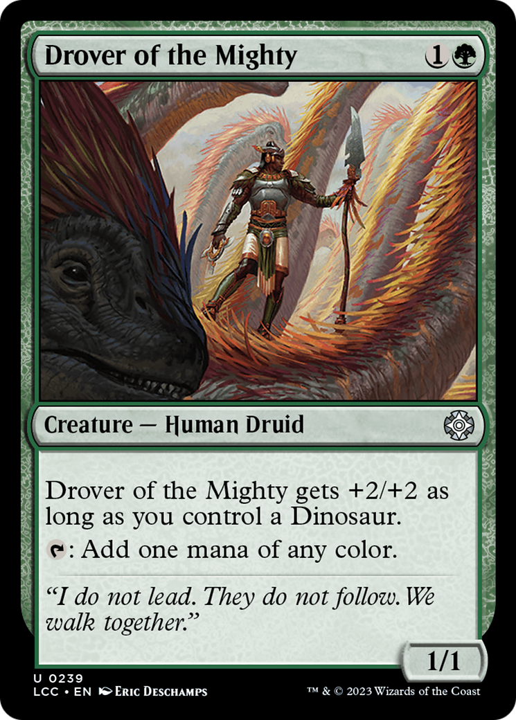 Drover of the Mighty [The Lost Caverns of Ixalan Commander] | Exor Games Bridgewater