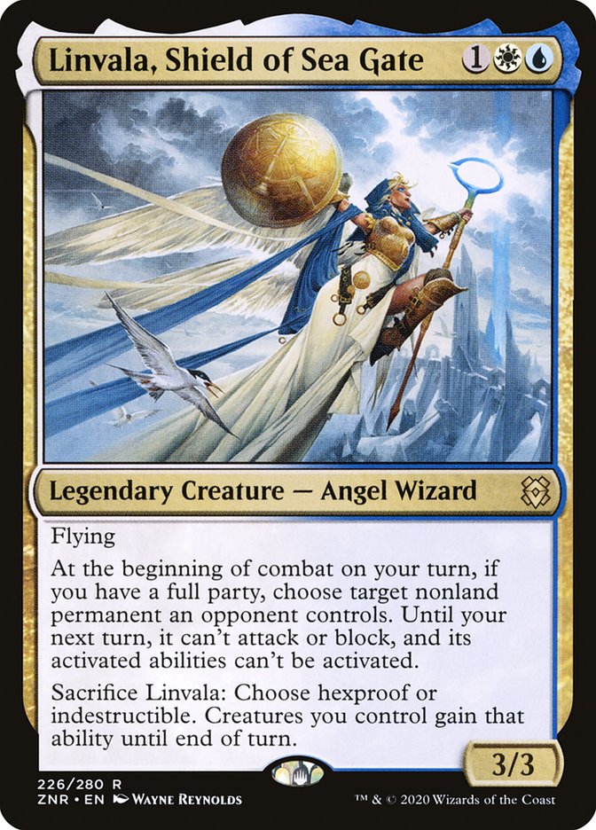 Linvala, Shield of Sea Gate [Zendikar Rising] | Exor Games Bridgewater