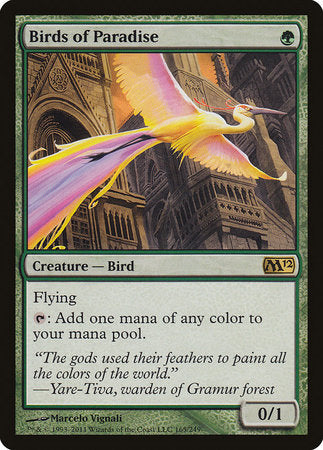 Birds of Paradise [Magic 2012] | Exor Games Bridgewater