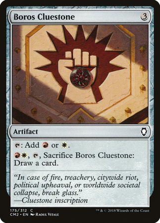 Boros Cluestone [Commander Anthology Volume II] | Exor Games Bridgewater