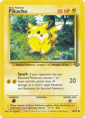 Pikachu (60/64) [Jungle Unlimited] | Exor Games Bridgewater