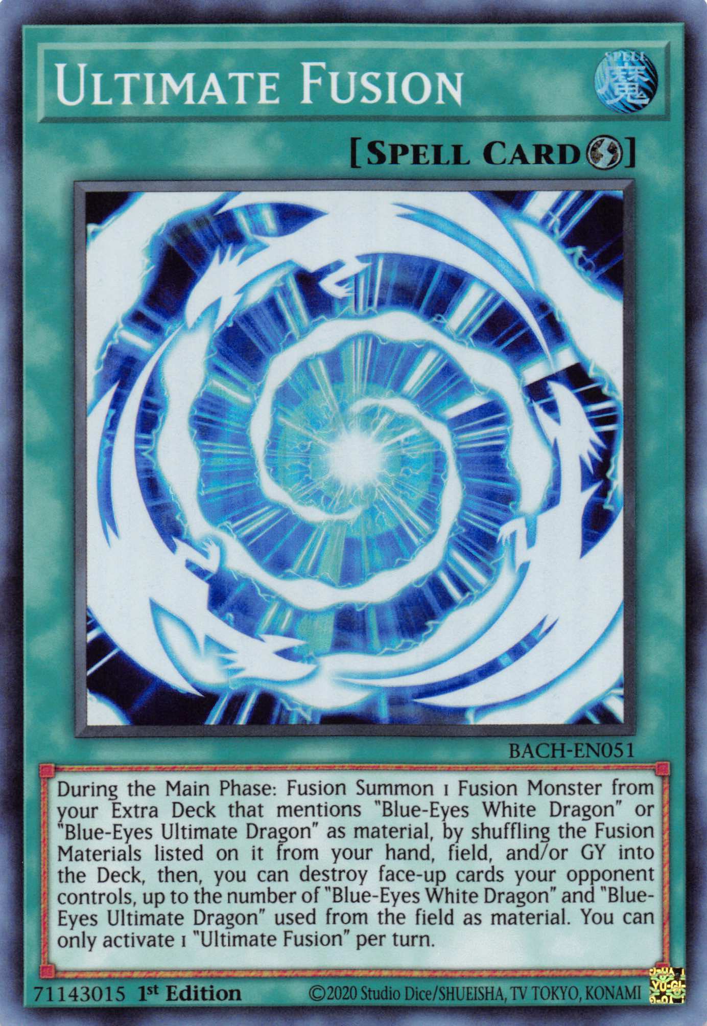 Ultimate Fusion [BACH-EN051] Super Rare | Exor Games Bridgewater