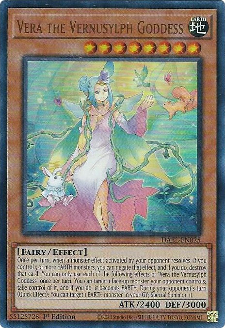 Vera the Vernusylph Goddess [DABL-EN025] Ultra Rare | Exor Games Bridgewater