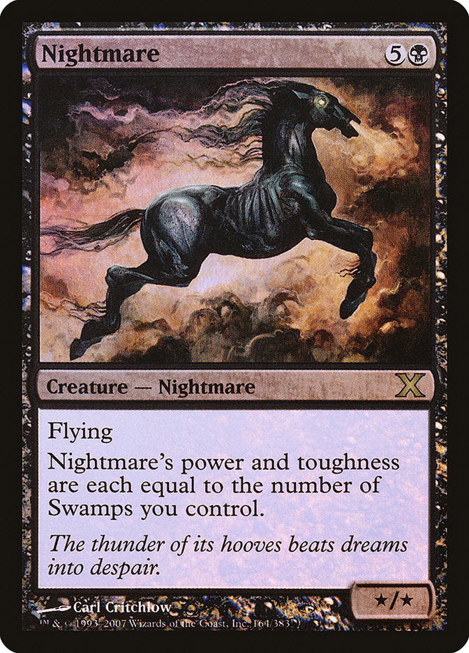 Nightmare (Premium Foil) [Tenth Edition] | Exor Games Bridgewater