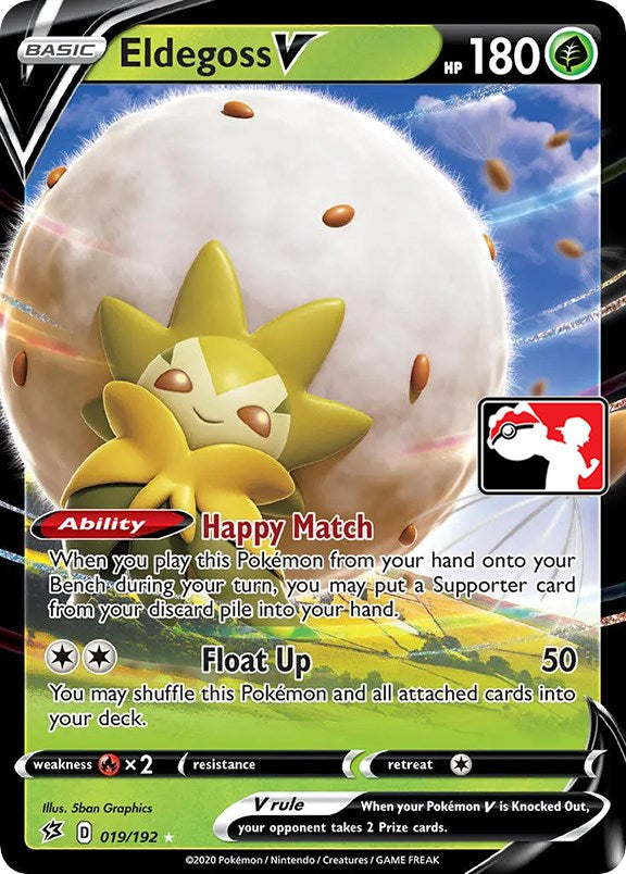 Eldegoss V (019/192) [Prize Pack Series One] | Exor Games Bridgewater