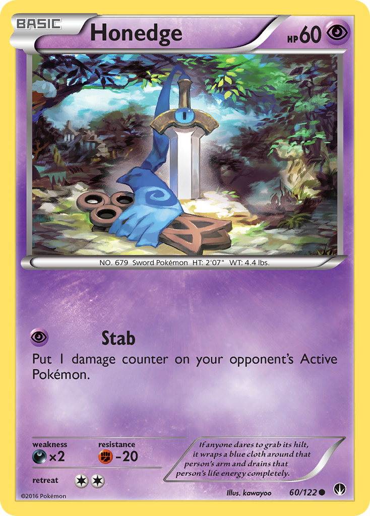 Honedge (60/122) [XY: BREAKpoint] | Exor Games Bridgewater