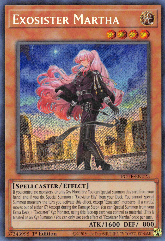 Exosister Martha [POTE-EN025] Secret Rare | Exor Games Bridgewater