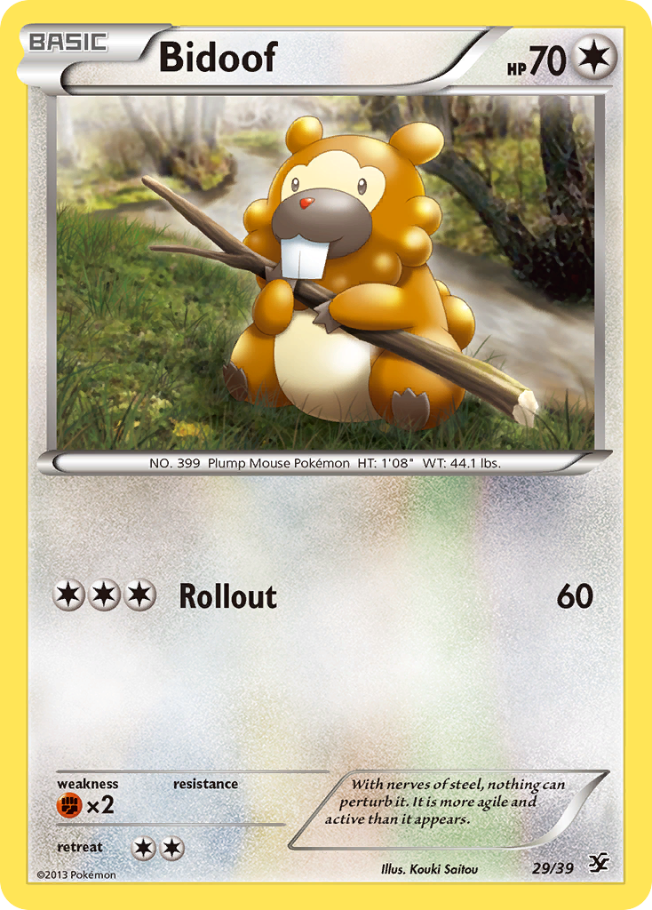 Bidoof (29/39) [XY: Kalos Starter Set] | Exor Games Bridgewater