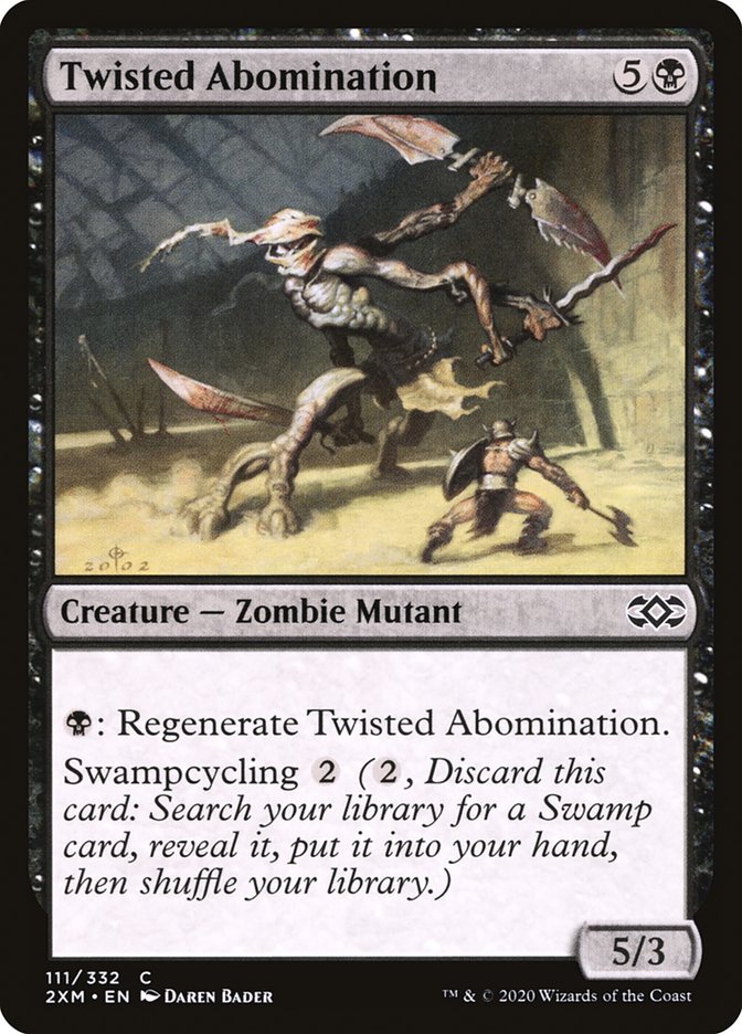 Twisted Abomination [Double Masters] | Exor Games Bridgewater