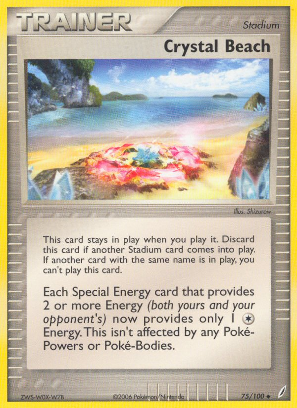 Crystal Beach (75/100) [EX: Crystal Guardians] | Exor Games Bridgewater