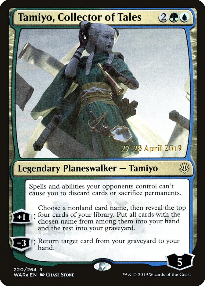 Tamiyo, Collector of Tales  [War of the Spark Prerelease Promos] | Exor Games Bridgewater