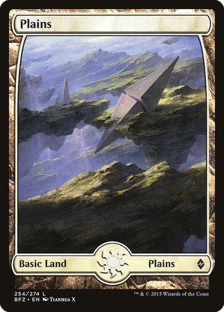Plains (254) - Full Art [Battle for Zendikar] | Exor Games Bridgewater