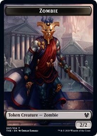 Zombie // Satyr Double-sided Token [Theros Beyond Death Tokens] | Exor Games Bridgewater