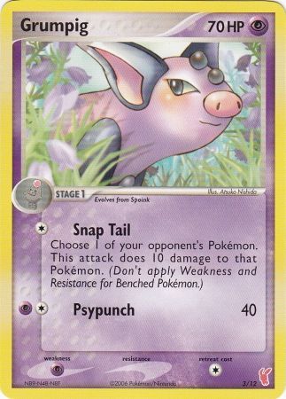 Grumpig (3/12) [EX: Trainer Kit 2 - Plusle] | Exor Games Bridgewater