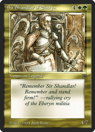 Sir Shandlar of Eberyn [Legends] | Exor Games Bridgewater