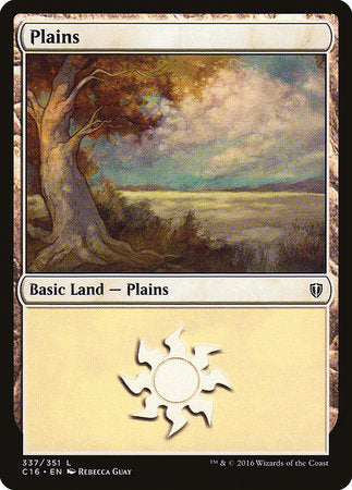 Plains (337) [Commander 2016] | Exor Games Bridgewater