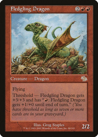 Fledgling Dragon [Judgment] | Exor Games Bridgewater