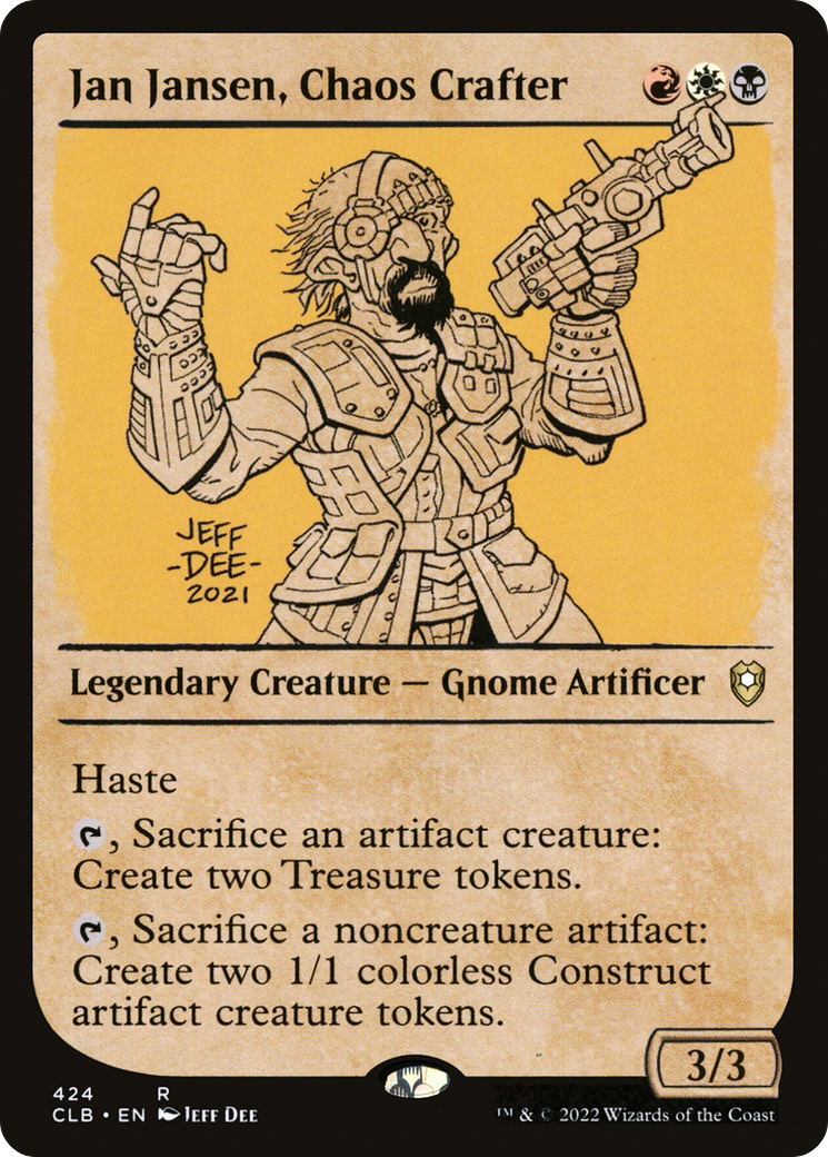 Jan Jansen, Chaos Crafter (Showcase) [Commander Legends: Battle for Baldur's Gate] | Exor Games Bridgewater