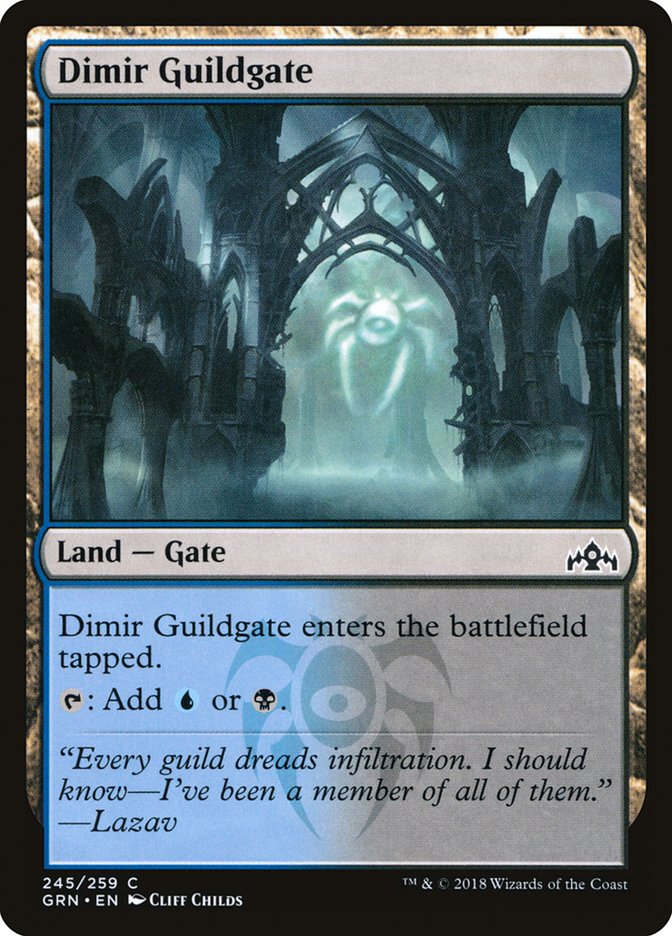 Dimir Guildgate (245/259) [Guilds of Ravnica] | Exor Games Bridgewater