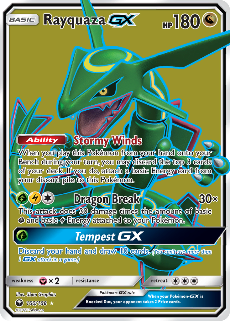 Rayquaza GX (160/168) [Sun & Moon: Celestial Storm] | Exor Games Bridgewater