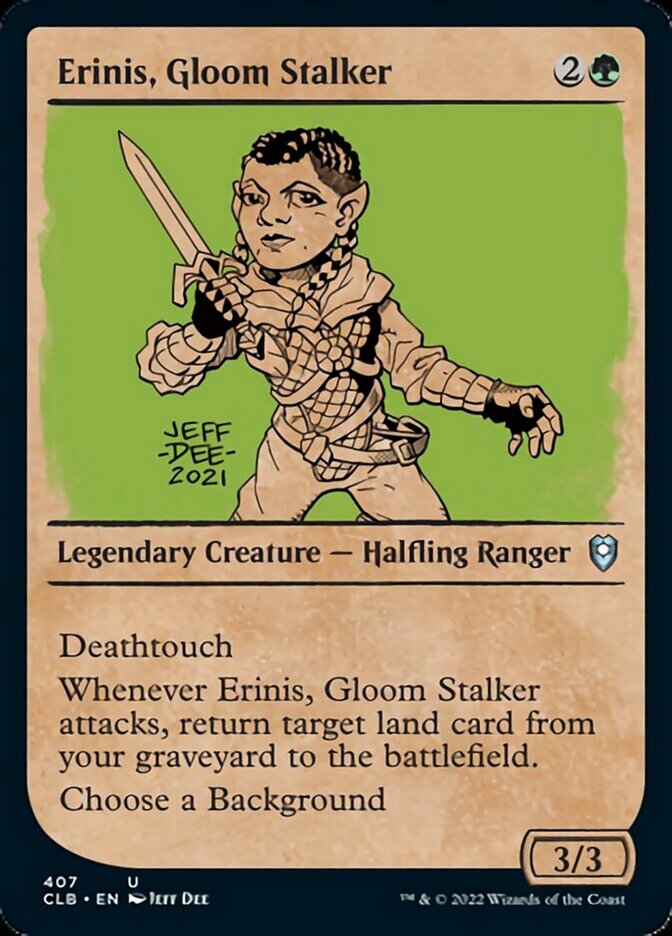 Erinis, Gloom Stalker (Showcase) [Commander Legends: Battle for Baldur's Gate] | Exor Games Bridgewater