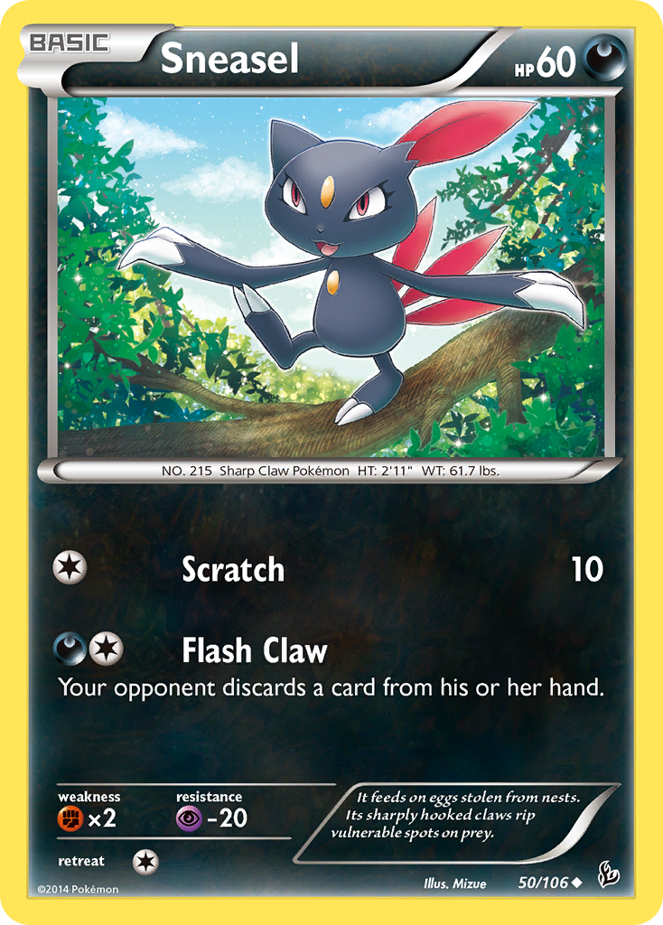 Sneasel (50/106) [XY: Flashfire] | Exor Games Bridgewater