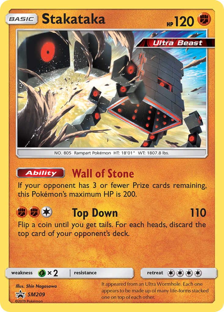 Stakataka (SM209) [Sun & Moon: Black Star Promos] | Exor Games Bridgewater