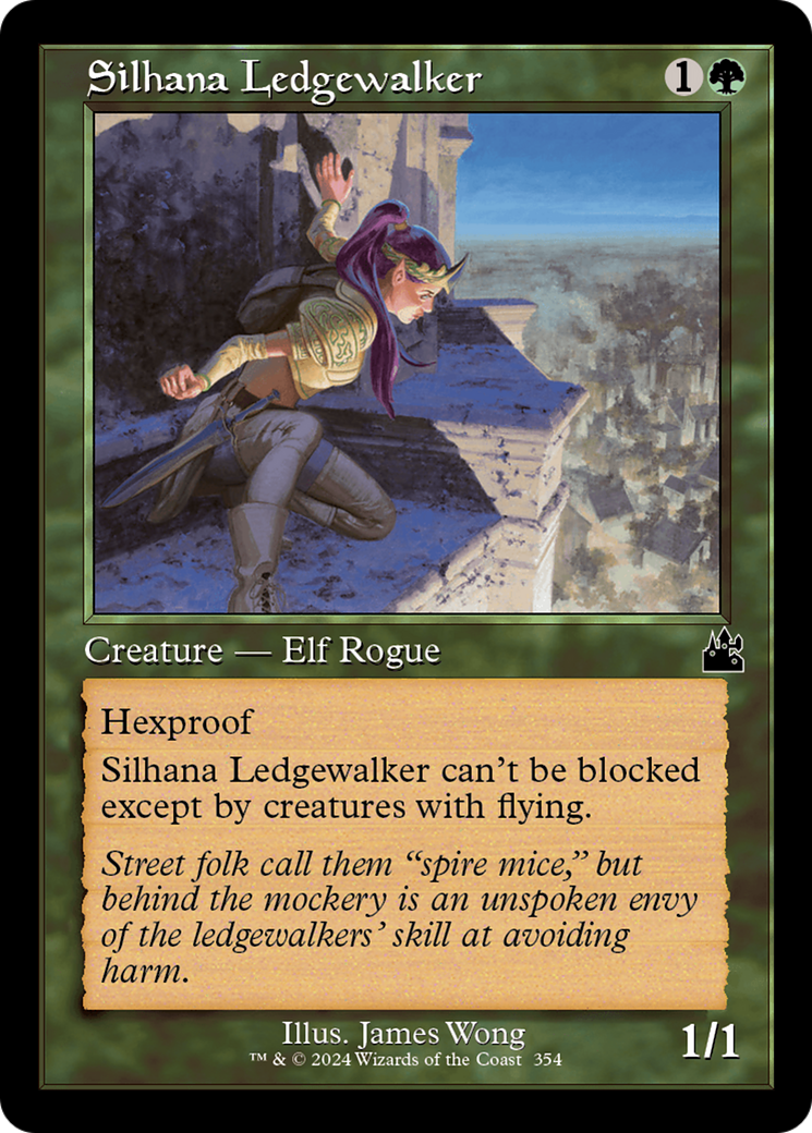 Silhana Ledgewalker (Retro Frame) [Ravnica Remastered] | Exor Games Bridgewater