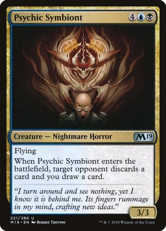 Psychic Symbiont [Core Set 2019] | Exor Games Bridgewater