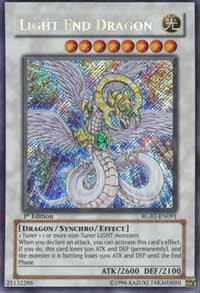 Light End Dragon [RGBT-EN091] Secret Rare | Exor Games Bridgewater