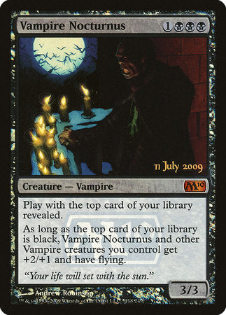 Vampire Nocturnus [Magic 2010 Promos] | Exor Games Bridgewater