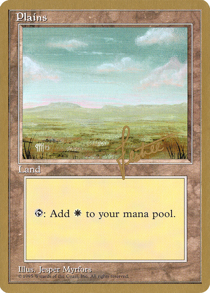 Plains (bl364) (Bertrand Lestree) [Pro Tour Collector Set] | Exor Games Bridgewater