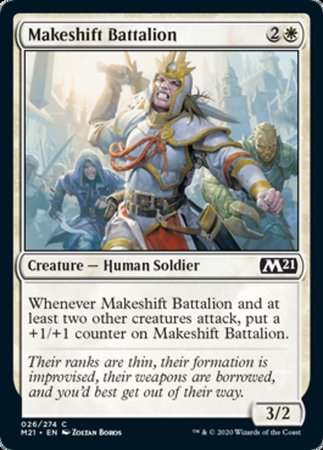Makeshift Battalion [Core Set 2021] | Exor Games Bridgewater
