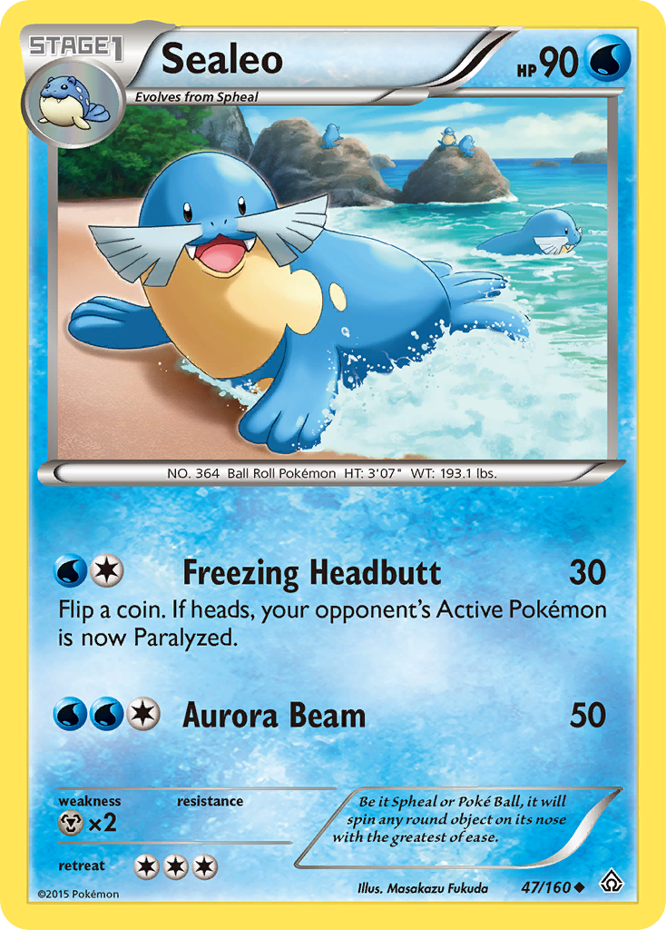 Sealeo (47/160) [XY: Primal Clash] | Exor Games Bridgewater