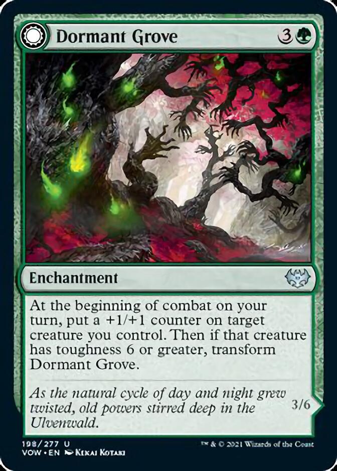 Dormant Grove // Gnarled Grovestrider [Innistrad: Crimson Vow] | Exor Games Bridgewater