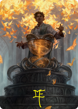 Introduction to Prophecy Art Card (Gold-Stamped Signature) [Strixhaven: School of Mages Art Series] | Exor Games Bridgewater