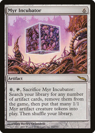 Myr Incubator [Mirrodin] | Exor Games Bridgewater