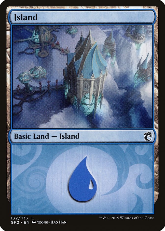 Island (132) [Ravnica Allegiance Guild Kit] | Exor Games Bridgewater