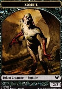 Zombie // Spirit (022) Double-Sided Token [Commander 2015 Tokens] | Exor Games Bridgewater