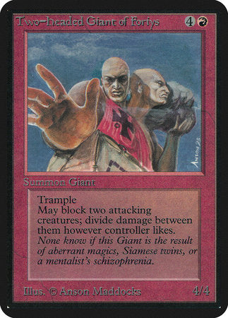 Two-Headed Giant of Foriys [Limited Edition Alpha] | Exor Games Bridgewater