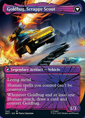 Goldbug, Humanity's Ally // Goldbug, Scrappy Scout (Shattered Glass) [Universes Beyond: Transformers] | Exor Games Bridgewater