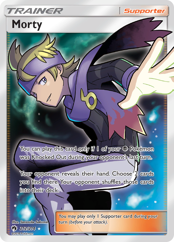 Morty (212/214) [Sun & Moon: Lost Thunder] | Exor Games Bridgewater