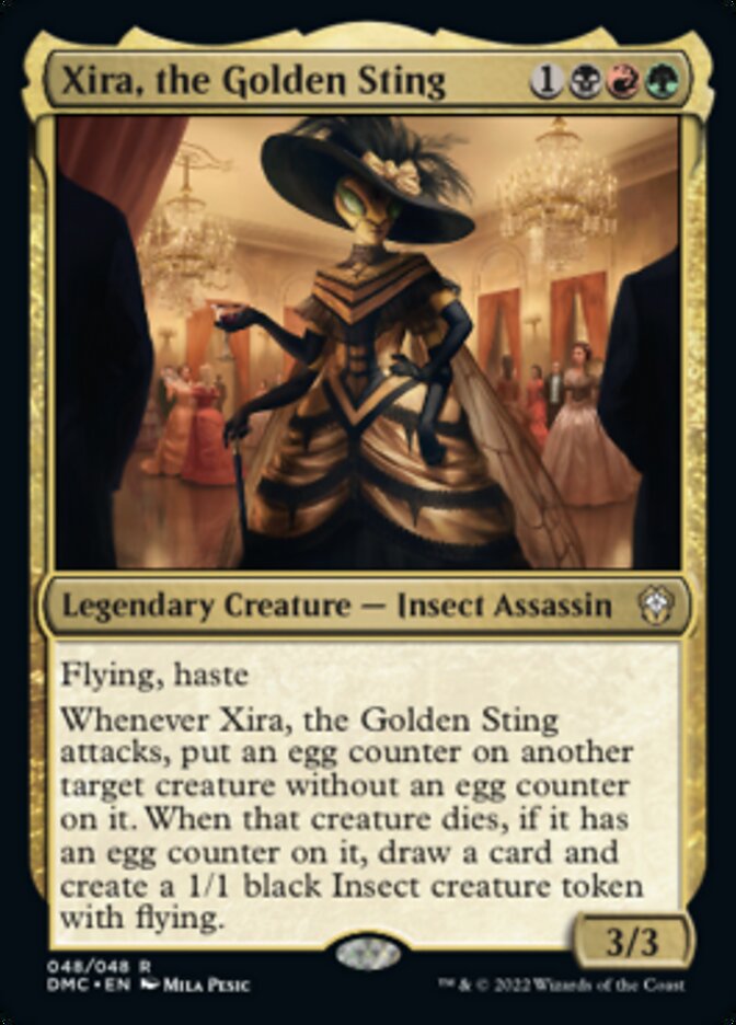 Xira, the Golden Sting [Dominaria United Commander] | Exor Games Bridgewater